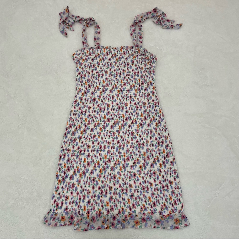 Japna Multicolor Floral women’s Dress with Bow Straps